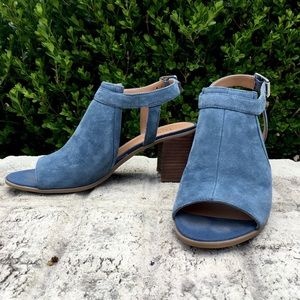 Blue Suede Heels
